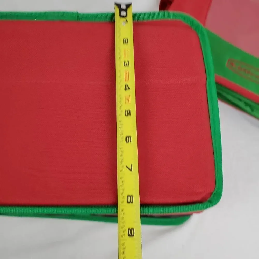Rubbermaid Split Soft-Case collapsable Household Organizers, red/Green